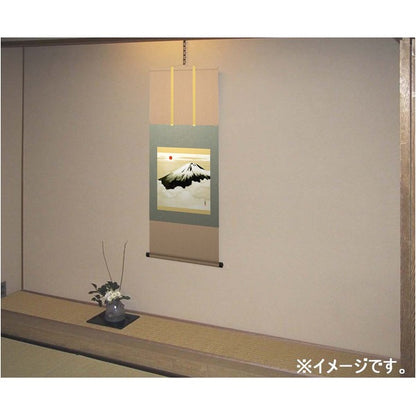 〔 横山大観生誕150年 〕 富士図 富士絵画 高精彩特色技術絵 横山大観 霊峰富士 掛軸 尺五 霊峰不二