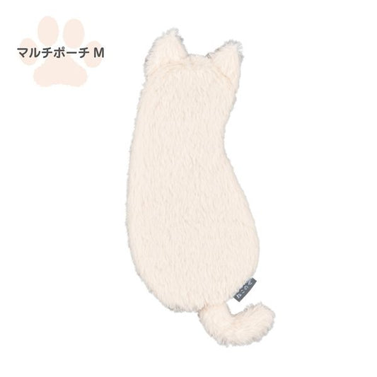 ねこのせ マルチポーチM 白ペルシャ NNS-MP02-WH