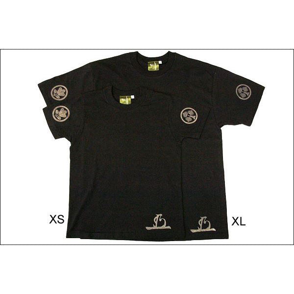 徳川家康・四天王 Tシャツ 楽 XSサイズ 黒