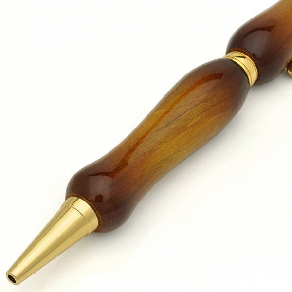 サンバースト ボールペン/文房具 【桜 チェリーウッド クロスタイプ】 芯：0.7mm 日本製 文具 『Air Brush Wood Pen』