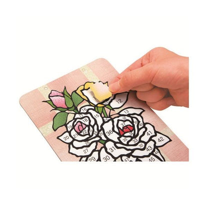 さくらほりきり SK シールはり絵・バラの花束