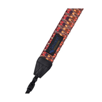 エツミ Gevaert カメラストラップ ビビッドシャギー レッド VGV-003