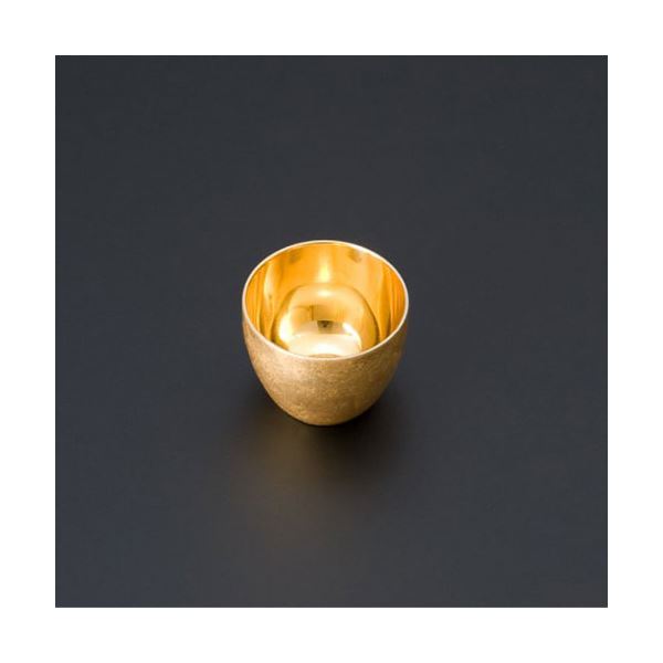 ウチキ 漆磨 漆塗りカップ 箔衣(はくごろも) ぐい呑 (二重構造 内金メッキ) SCW-GK801