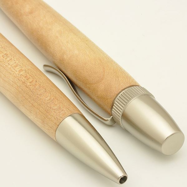 銘木 ハンドメイド ボールペン/文房具 【板屋楓 メープルウッド】 日本製 0.7mm 文具 オフィス用品 ステーショナリー