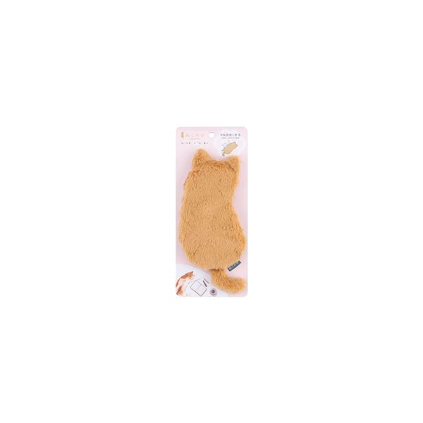 ねこのせ マルチポーチS 茶トラ NNS-MP01-BR
