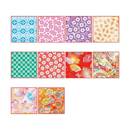 （まとめ） トーヨー 徳用和紙千代紙7.5×7.5cm 10柄 018034 1パック（300枚） 【×10セット】