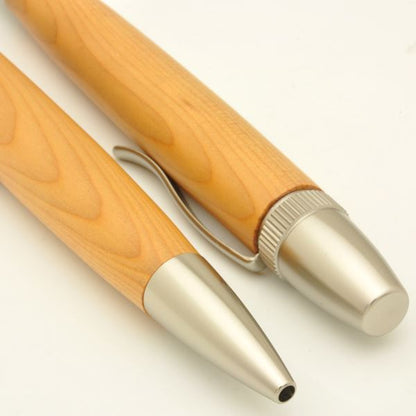 銘木 ハンドメイド ボールペン/文房具 【一位 いちい】 日本製 0.7mm 文具 オフィス用品 ステーショナリー