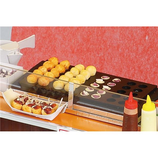 （まとめ）手作りミニチュア屋台キット たこ焼き【×2セット】