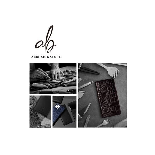 abbi SIGNATURE LIPARI イタリアンレザーダイアリーケース for iPhone 13 Pro Max ブラック ABS21822i13PMBK