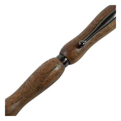 日本製 ハンドメイド ボールペン/文房具 【胡桃 ウォールナット】 クロスタイプ 芯：0.7mm 銘木 文具 『8Color Wood Pen』