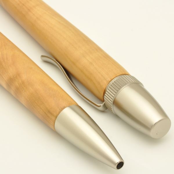 銘木 ハンドメイド ボールペン/文房具 【栃 とち】 日本製 0.7mm 文具 オフィス用品 ステーショナリー