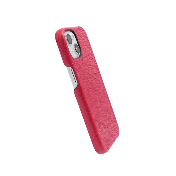 abbi SIGNATURE PIERROT LUX ピエロラックス イタリアンレザーバックカバー for iPhone 13 レッド ABS22310i13