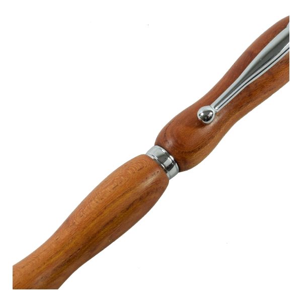 日本製 ハンドメイド ボールペン/文房具 【欅 けやき】 クロスタイプ 芯：0.7mm 銘木 文具 オフィス用品 『8Color Wood Pen』