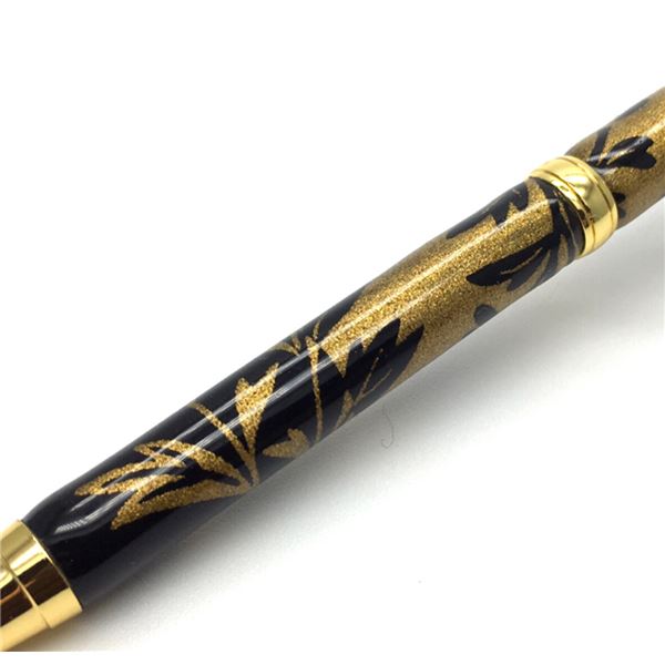 日本製 ハンドメイド ボールペン/文房具 【月光 秋の七草】 美濃和紙 友禅紙 0.7mm 文具 オフィス用品 ステーショナリー