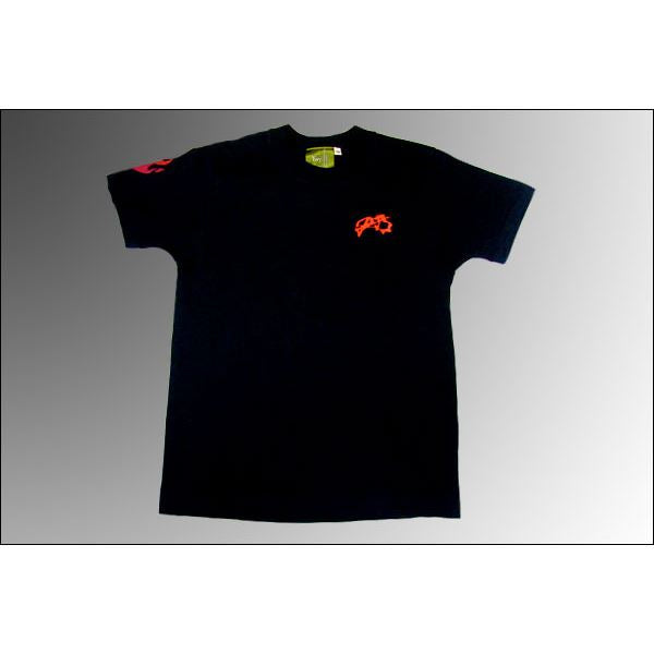 戦国武将Tシャツ 【織田信長 天下布武】 Sサイズ 半袖 綿100% ブラック(黒) 〔Uネック おもしろ〕