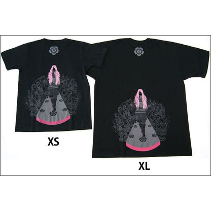 戦国武将Tシャツ 【織田信長 第2弾】 XSサイズ 半袖 ブラック(黒) 〔Uネック おもしろ〕