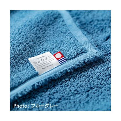 楠橋紋織 BLUEVERA ゲストタオル（ウォッシュタオル） トープ （33×35cm・綿100%） 1-04116-51-CGY