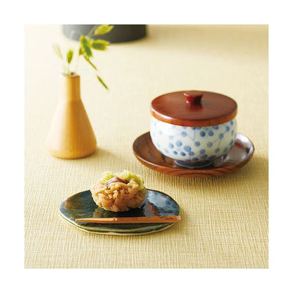 ヤマコー 用美 業務用 赤津焼・板皿(小)織部 yamaco08988