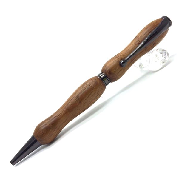 日本製 ハンドメイド ボールペン/文房具 【胡桃 ウォールナット】 クロスタイプ 芯：0.7mm 銘木 文具 『8Color Wood Pen』