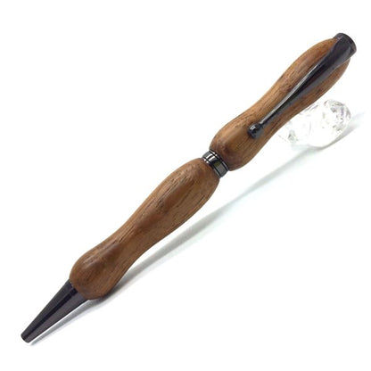 日本製 ハンドメイド ボールペン/文房具 【胡桃 ウォールナット】 クロスタイプ 芯：0.7mm 銘木 文具 『8Color Wood Pen』