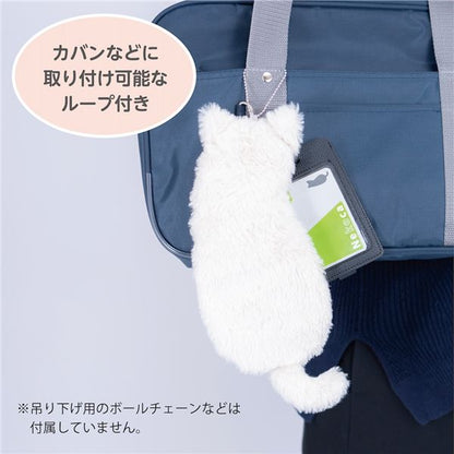 ねこのせ マルチポーチM 白ペルシャ NNS-MP02-WH