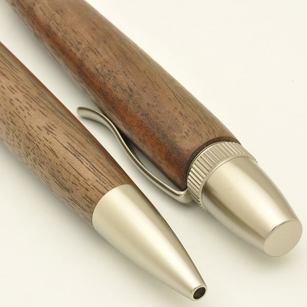 銘木 ハンドメイド ボールペン/文房具 【胡桃 ウォールナット】 日本製 0.7mm 文具 オフィス用品 ステーショナリー