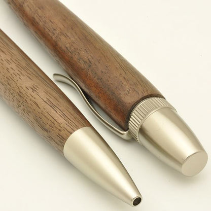 銘木 ハンドメイド ボールペン/文房具 【胡桃 ウォールナット】 日本製 0.7mm 文具 オフィス用品 ステーショナリー