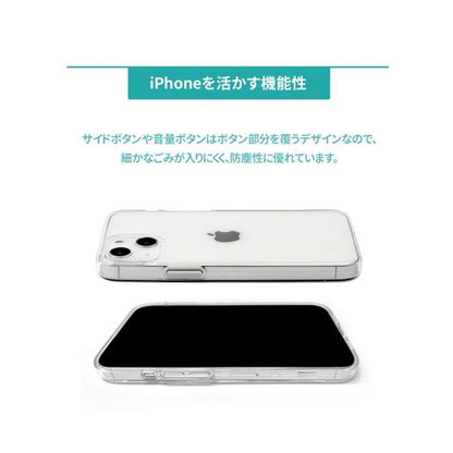 AKAN ソフトクリアケース for iPhone 13 ネコハート AK20988i13