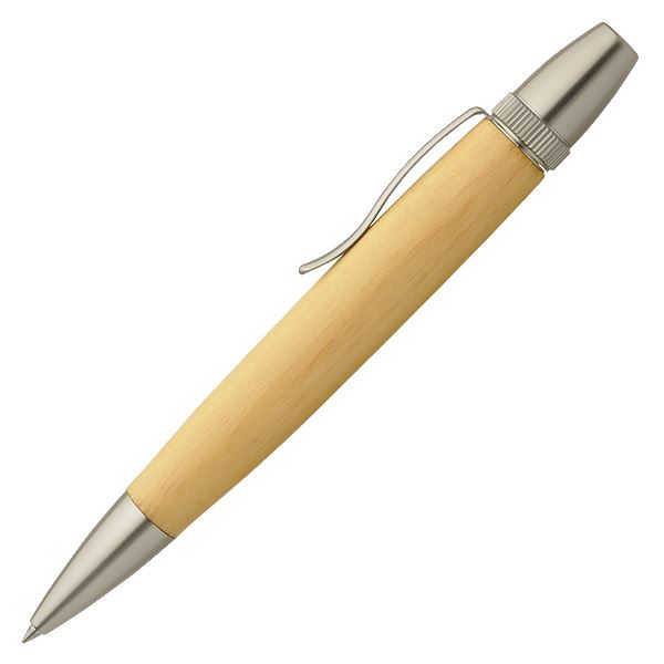 銘木 ハンドメイド ボールペン/文房具 【木曽桧 ひのき】 日本製 0.7mm 文具 オフィス用品 ステーショナリー