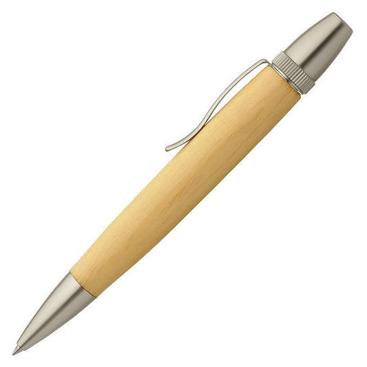 銘木 ハンドメイド ボールペン/文房具 【木曽桧 ひのき】 日本製 0.7mm 文具 オフィス用品 ステーショナリー