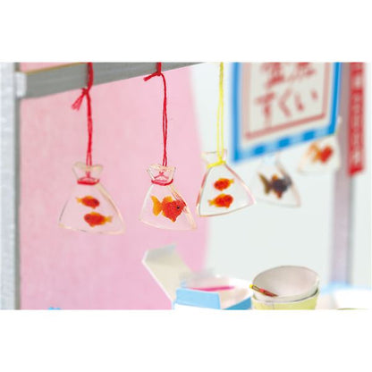 （まとめ）手作りミニチュア屋台キット 金魚すくい【×2セット】