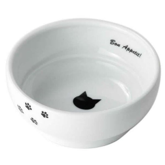D-culture ハッピーダイニング フードボウル 猫柄 【ペット用品】【代引不可】