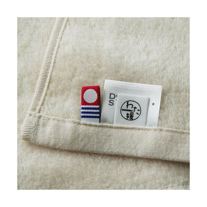 【5個セット】楠橋紋織 くすばしタオル ダブルスター プレッソ わた媛 フェイスタオル 約33cm×80cm ベージュ 1-62008-31-BEX5