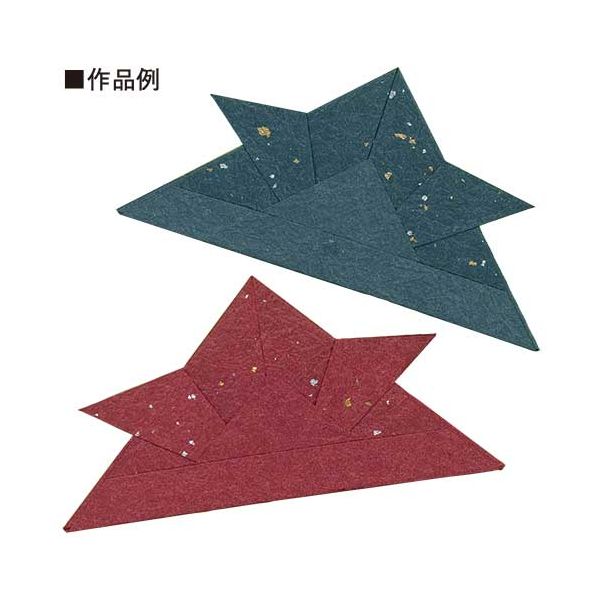 （まとめ）クラサワ 銀振りもみ紙 B4 6枚 P0176（×5セット）