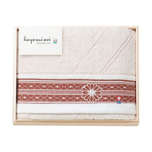 今治タオル koyomi ori バスタオル(国産木箱入) 60×110cm B1117546