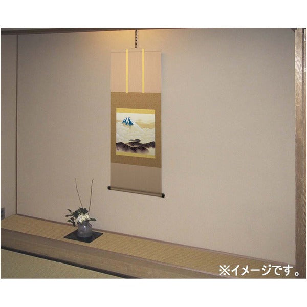 〔 横山大観生誕150年 〕 富士図 富士絵画 高精彩特色技術絵 横山大観 霊峰富士 掛軸 尺五 霊峰不二