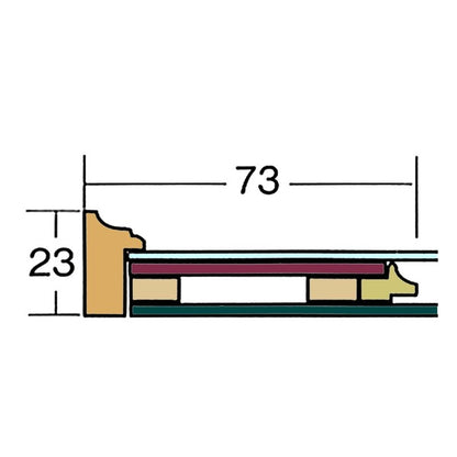 〔 日本画額 〕木製フレーム 和額 色紙額 色紙Fサイズ 木製日本画額 色紙サイズ 273×242mm エンジ 額縁 額 フレーム
