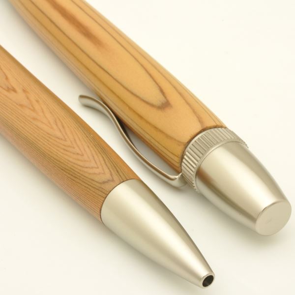 銘木 ハンドメイド ボールペン/文房具 【屋久杉 やくすぎ】 日本製 0.7mm 文具 オフィス用品 ステーショナリー