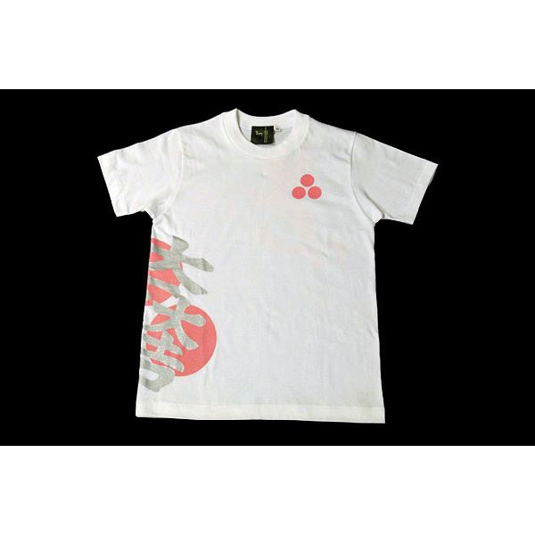戦国武将Tシャツ 【石田三成 大一大万大吉】 XLサイズ 半袖 ホワイト(白) 〔メンズ 大きいサイズ Uネック おもしろ〕