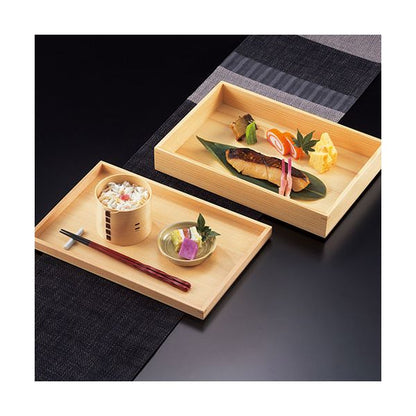 ヤマコー 用美 業務用 白木料理箱 二段トレイタイプ yamaco10341