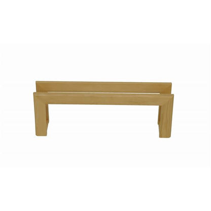 天然木 スリッパラック/玄関収納 【スリム ナチュラル】 幅48cm 木製 最大約4足収納可 日本製 【完成品】