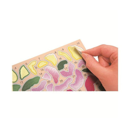 さくらほりきり SK シールはり絵・バラの花束