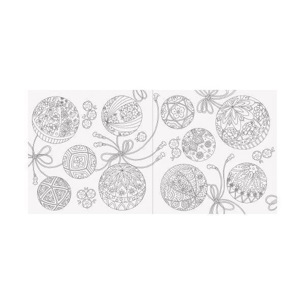 （まとめ）パイインターナショナル 和の花暦と花もよう ぬり絵ブック【×3セット】