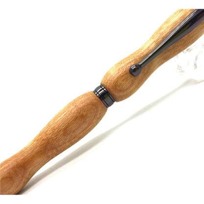 日本製 ハンドメイド ボールペン/文房具 【山桜 さくら】 クロスタイプ 芯：0.7mm 銘木 文具 オフィス用品 『8Color Wood Pen』