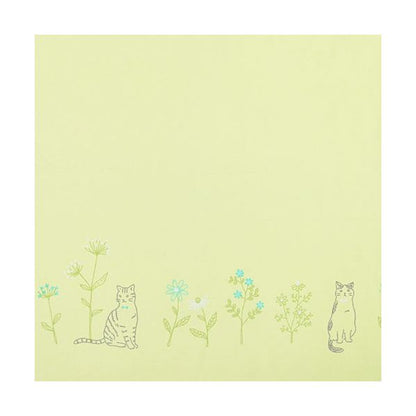 三国 MKN 遮光&遮熱 黒コーティング傘 50cm楽ミニ ボタニカルCAT mini イエロー S2512411