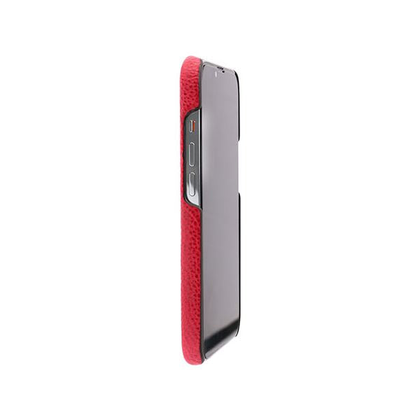 abbi SIGNATURE PIERROT LUX ピエロラックス イタリアンレザーバックカバー for iPhone 13 レッド ABS22310i13