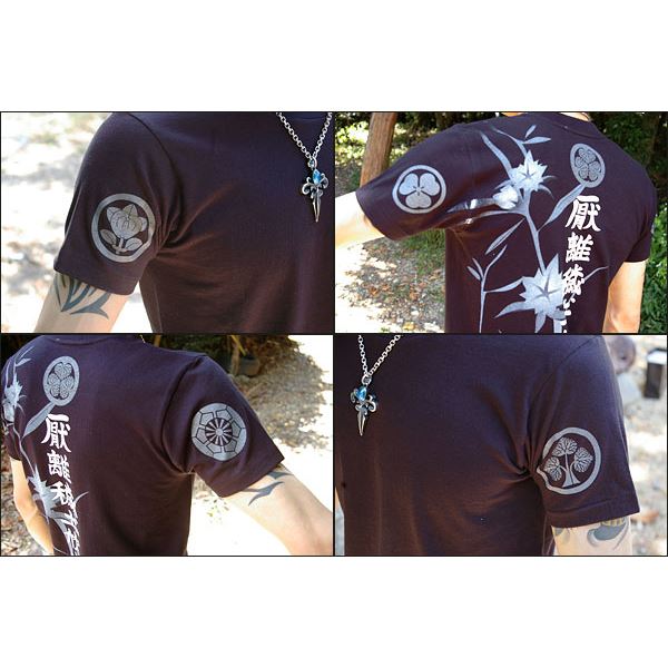 徳川家康・四天王 Tシャツ 楽 Sサイズ 黒