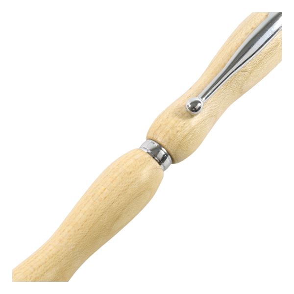 日本製 ハンドメイド ボールペン/文房具 【楓 メープルウッド】 クロスタイプ 芯：0.7mm 銘木 文具 『8Color Wood Pen』